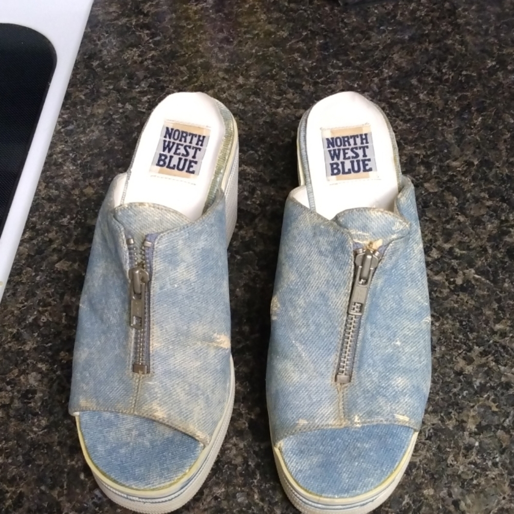 Women  Blue Denim shoe